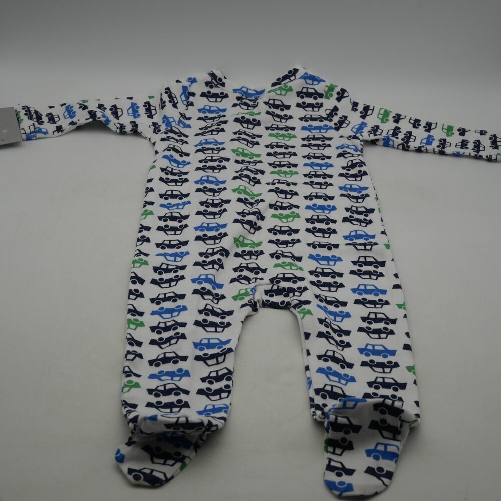 NEW Nordstrom Baby Boy Infant Cars Footie Sleeper 3 Months - Picture 7 of 7
